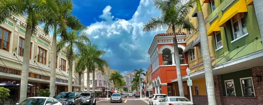 Explore amazing architecture, shops and galleries in downtown Fort Myers historic River District