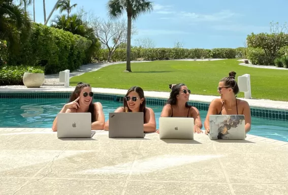 Pool Resort Relax Friends